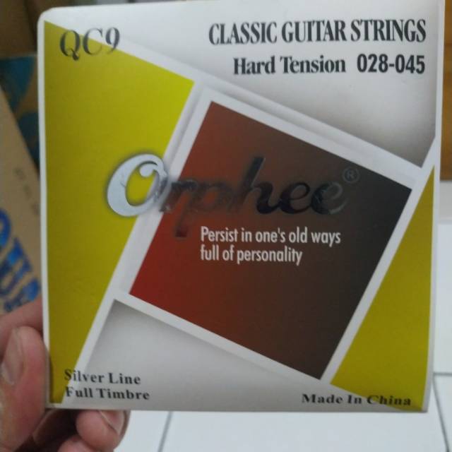 Senar Gitar orphee clasik qc9/senar clasik orphee/senar nylon orphee