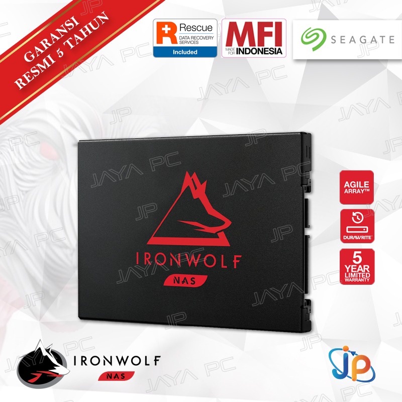 Seagate IRONWOLF NAS SSD 125 4TB Sata 3 - SSD 4 TB 2.5&quot;