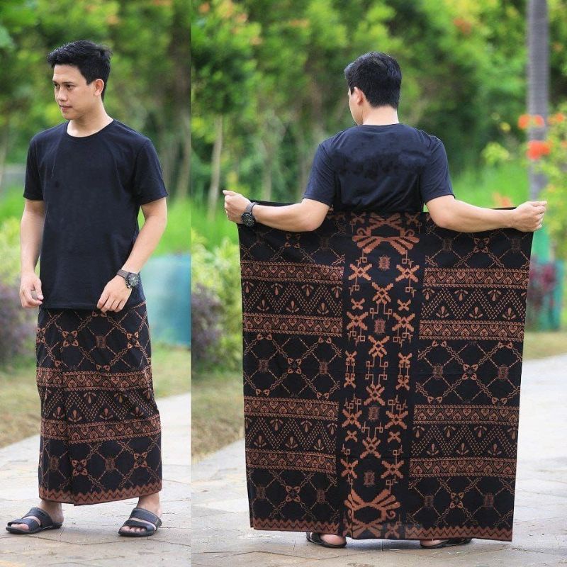 SARUNG PRIA TERBARU MOTIF TEROMPAH SHOLAT DEWASA SARUNG MOTIF BALIMUN SARWON-Plaikatwjd