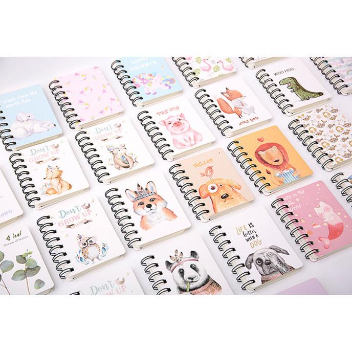 

Note Book Mini Spiral Animal and Cute Things
