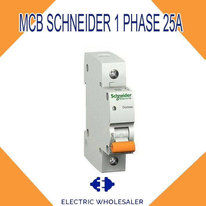 MCB SCHNEIDER 1 PHASE  25A