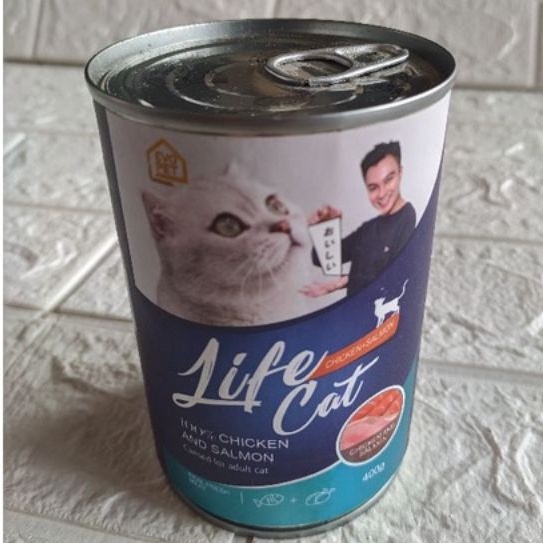 LIFE CAT WET FOOD || MAKANAN KUCING BASAH KALENG 400 GRAM