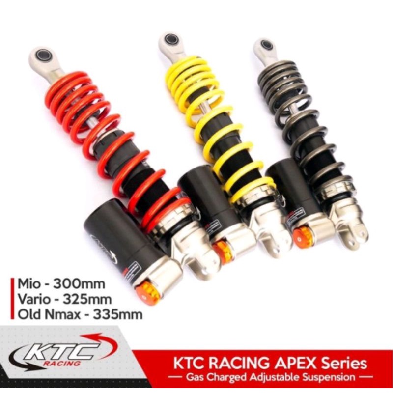 Shockbreaker KTC Racing Tipe Apex Series Tabung Bawah Adjustable Vario 125 Vario 150 Scoopy Beat