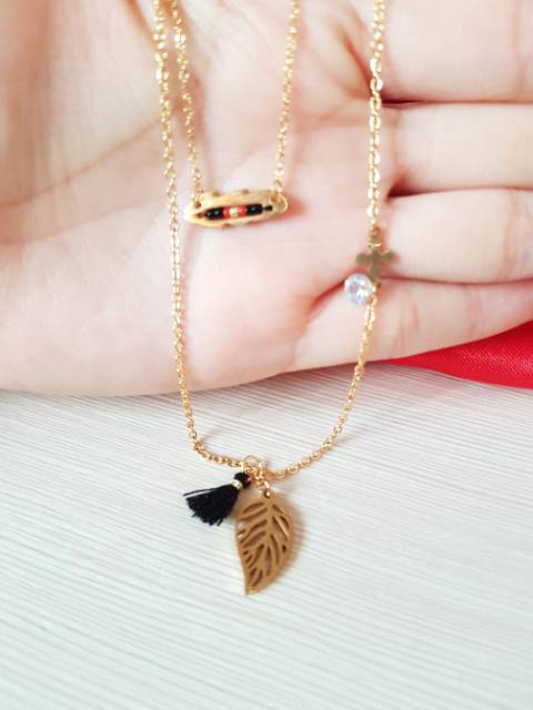 Kalung fashion Korean Titanium Import Antikarat KS08