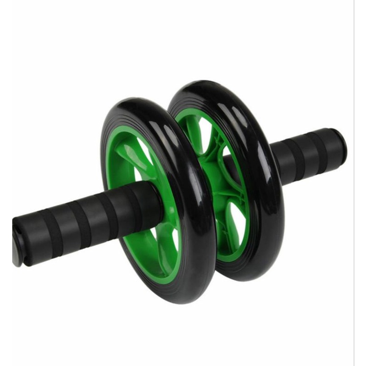 Set AB Wheel Roller Sport Alat Gym Fitness Workout Perut