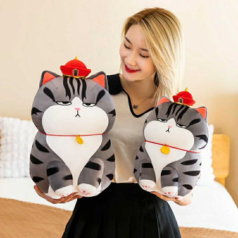 JUMBO SIZE  50 CM  Pasti Ready. Boneka Kucing Furyu Cat Jumbo Gembul Hoki 50 Cm