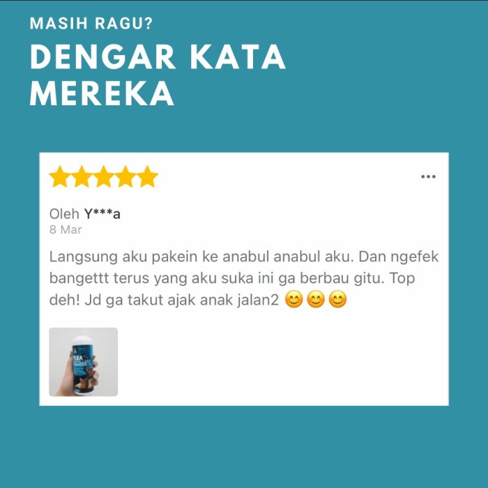 FLEA Repellent Powder - Bedak Pencegah Kutu Hewan Anabul