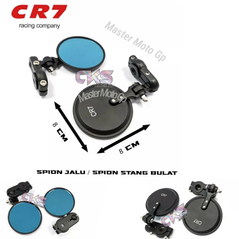 Spion jalu caferacer Cr7 racing company spion Bar end Rzm Sh001 Universal Mio Vario nmax Xmax klx crf ninja Vixion ADV Pcx Aerox scoopy fino fazzio