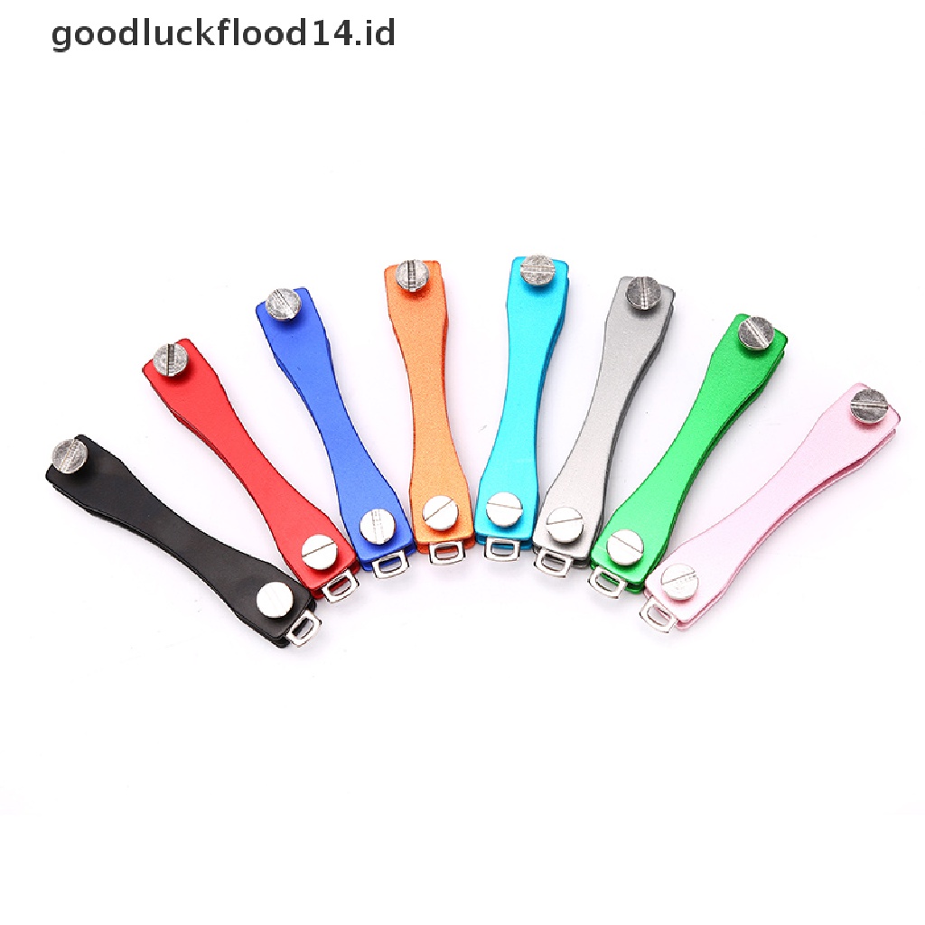 [OOID] Mini Keychain Compact Key Decorative Holder Clip Home Storage Metal key Clip ID