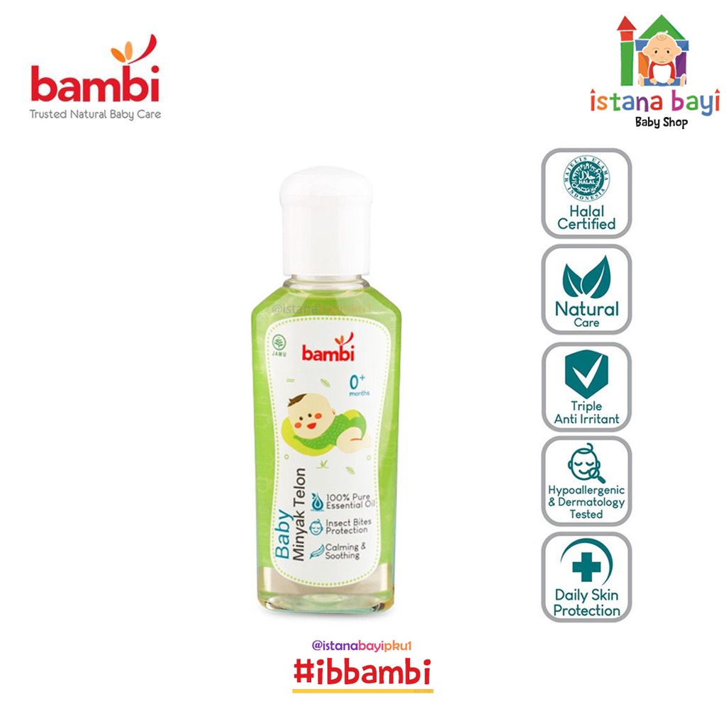 Bambi minyak telon 60 ml - Telon oil baby/minyak telon bayi