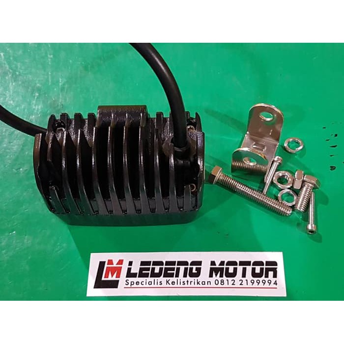 CWL 2 Mata Kotak Kecil Lampu Tembak Sorot LED Cree Worklight Mini LEDENG MOTOR
