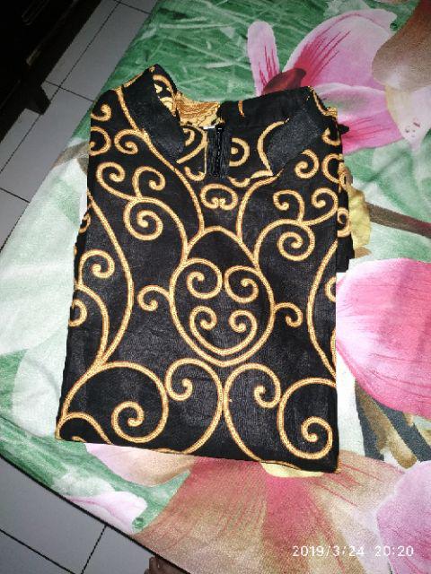 Terlaris Serut Genes Jelita Tunic Navbor Yelbor Whitbor Creambor Tunik Batik Modern Hrb030 Dolbi Dob