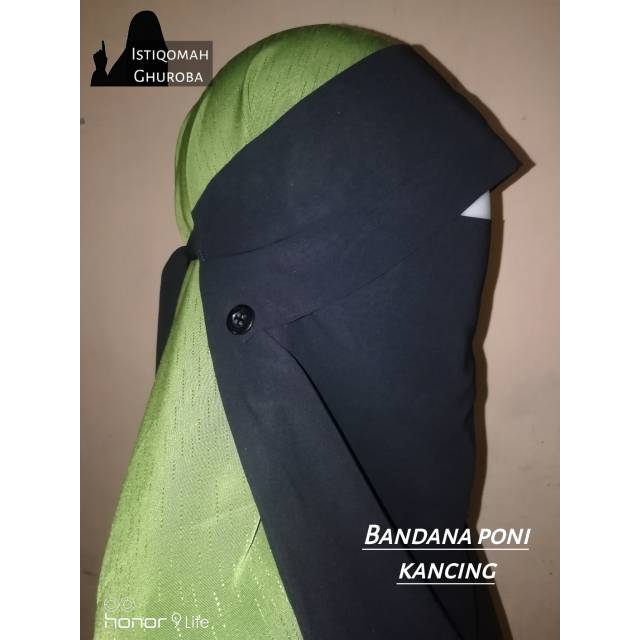 Niqab poni kancing