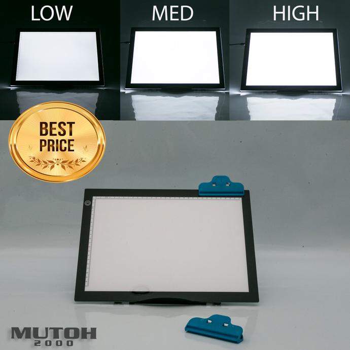 LED Drawing Tracing Stensil Board A4 Papan Jiplak Gambar (PRO Series)