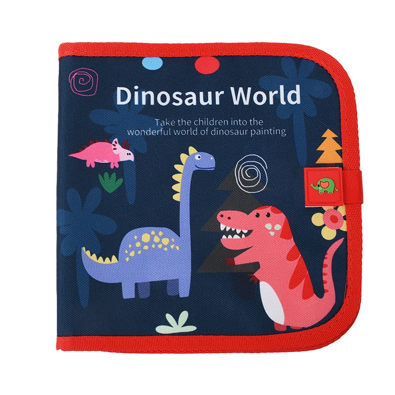 MAGIC DRAWING BOOK DINOSAUR WORLD BISA DIHAPUS DENGAN TISSUE BASAH