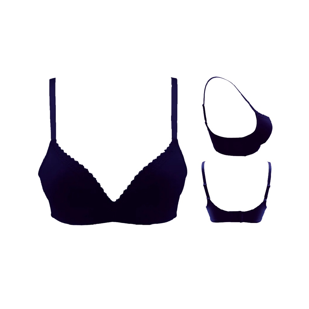 Luludi Bra Modest - LBF 8202 - 3/4 cup - Non Wire (Tanpa Kawat)