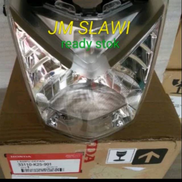 33110-K25-901 Lampu depan atau reflektor beat fi 2013 - 2016 ori Honda