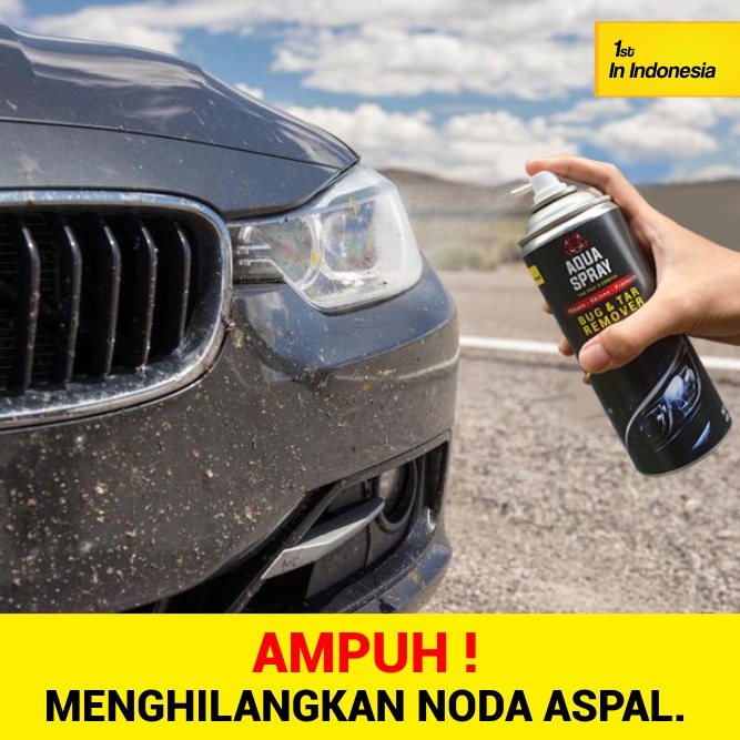 Aqua Spray - Tar Remover Spray Pembersih Noda Aspal Kendaraan Buy 1 Get 1