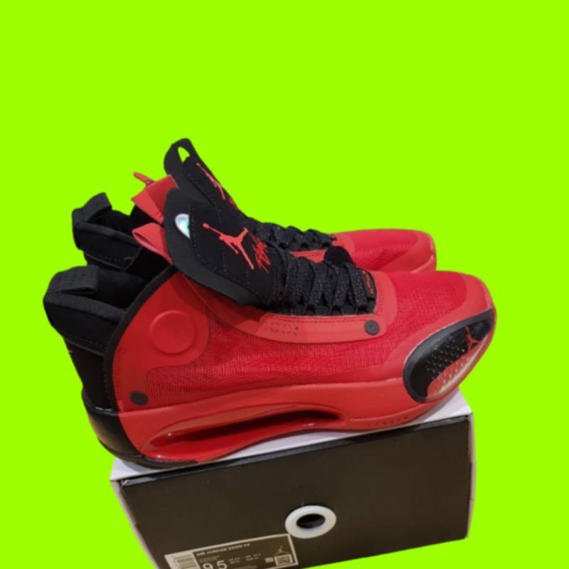 sepatu cowok | sepatu pria | sepatu basket | sepatu bola | Nike Air Jordan 34 InfraredSize