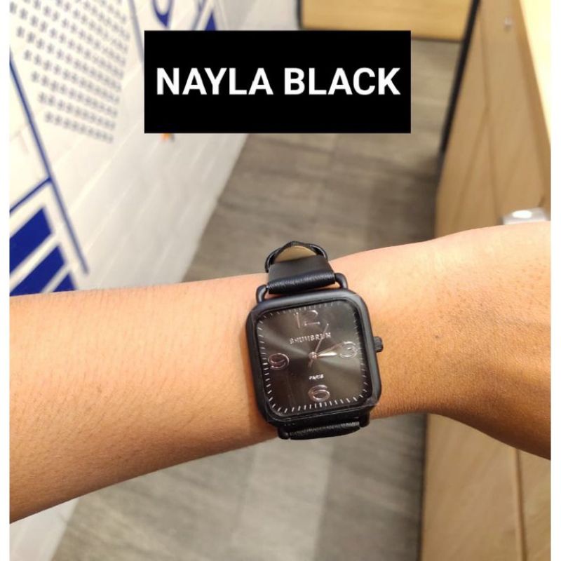 Jam tangan wanita terbaru Jam NAYLA BLACK BY BURNBURN PARIS