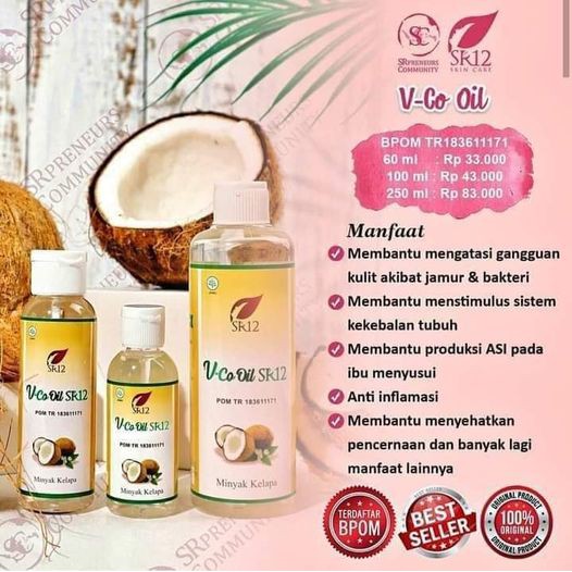 VICO 250ML / VIRGIN COCONUT OIL / MINYAK KELAPA MURNI / VICO OIL SR12 / PENAMBAH IMUN TUBUH