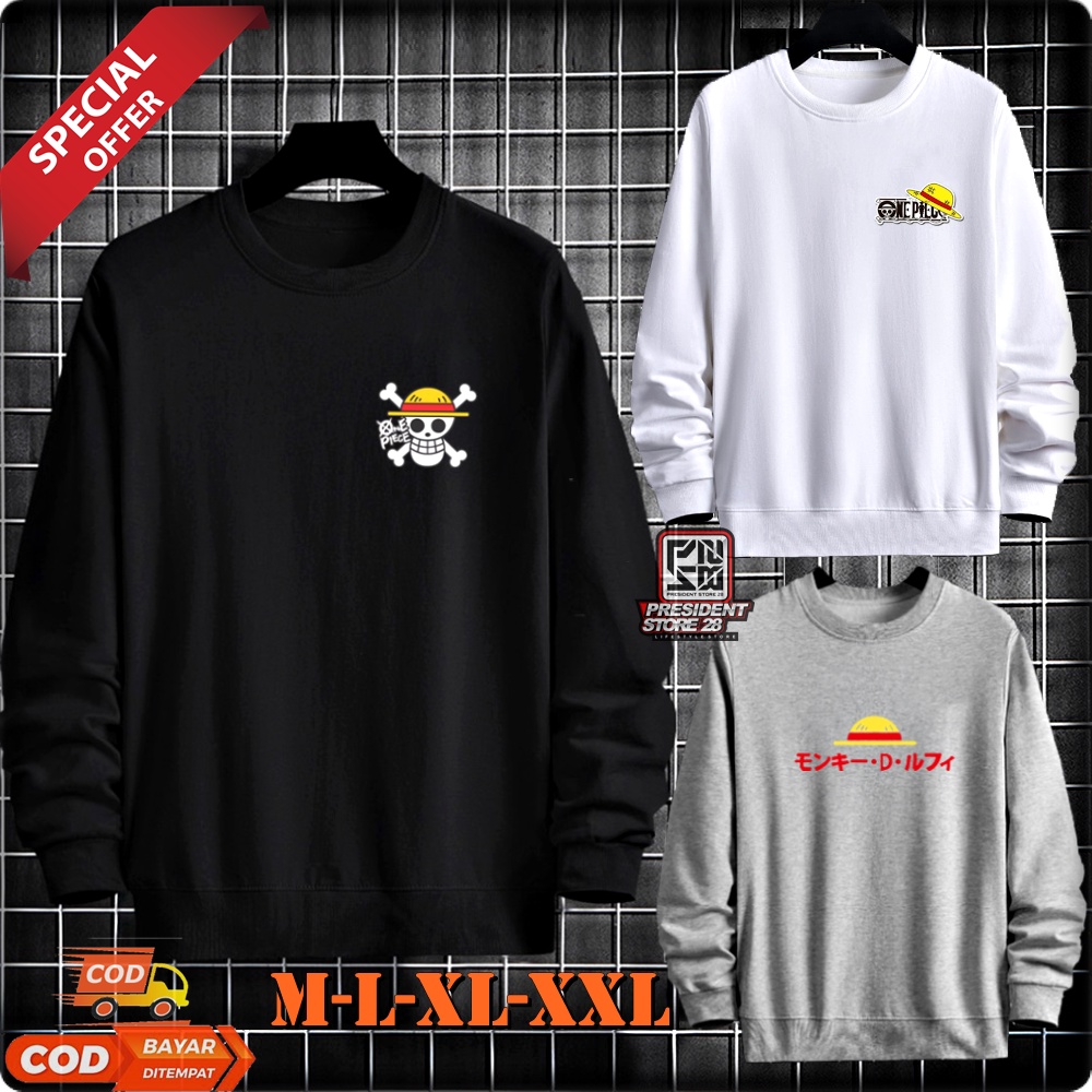 SWITER ONEPIECE / SWEETER CREWNECK ONE PIECE / CREWNECK PRIA / CREWNECK POLOS / CREWNECK WANITA / CREWNECK BASIC / CREWNEK CEWE COWO / CREWNECK LUFFY / Crewneck Murah