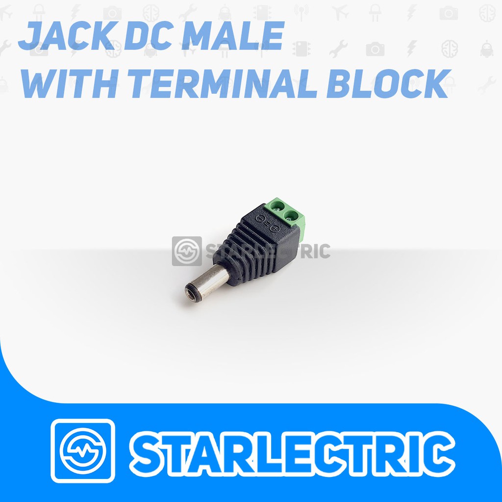 Konektor Jack DC Male Connector Terminal Block