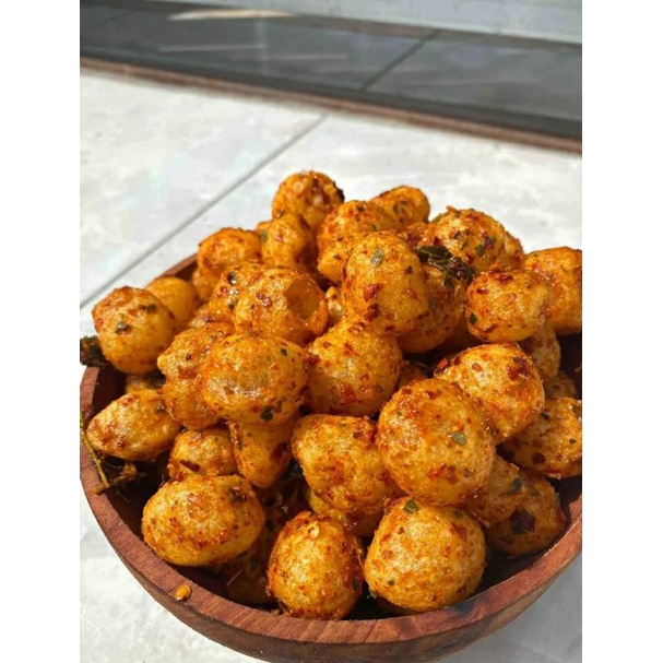makanan ringan cimol kering makanan jajanan pedas