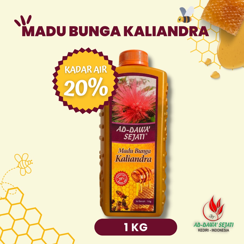 

Madu Bunga Kaliandra | Madu Asli | Madu Murni | Madu Kaliandra 1 Kg | Madu Addawa' Sejati
