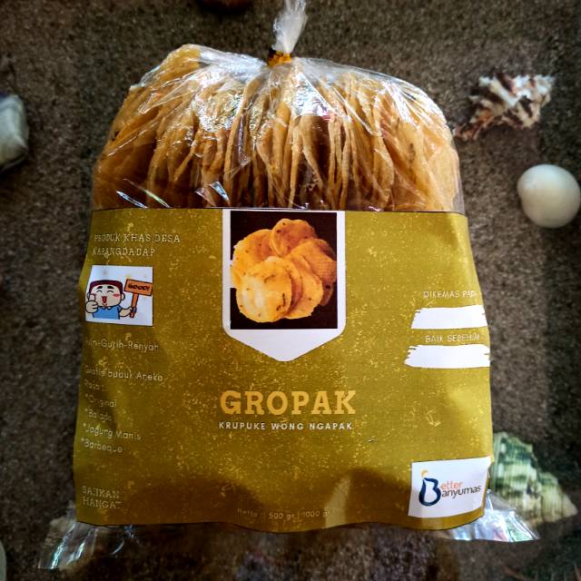 

Kerupuk Gropak / Opak khas Banyumas 500gram