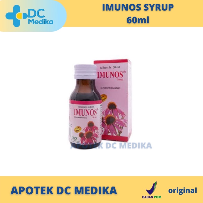 Imunos Sirup 60ml / Vitamin daya tahan tubuh / Vitamin dewasa / Vitamin anak