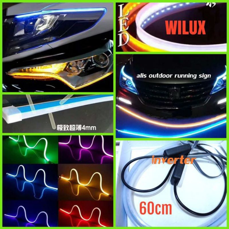 Variasi Lampu Mobil Led Alis Running Sein 12 Volt