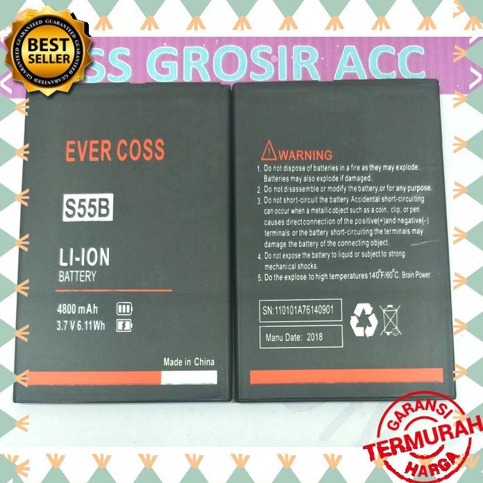 Acc Hp Baterai Double Power Evercross S55B Genpro Bokeh 4G Lte