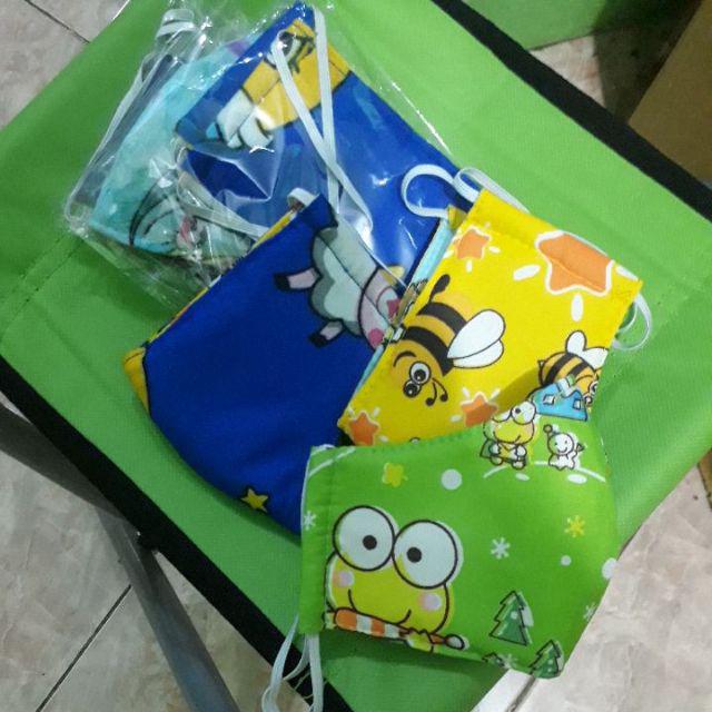 Masker Kain Lapis Busa (3 Lapis)