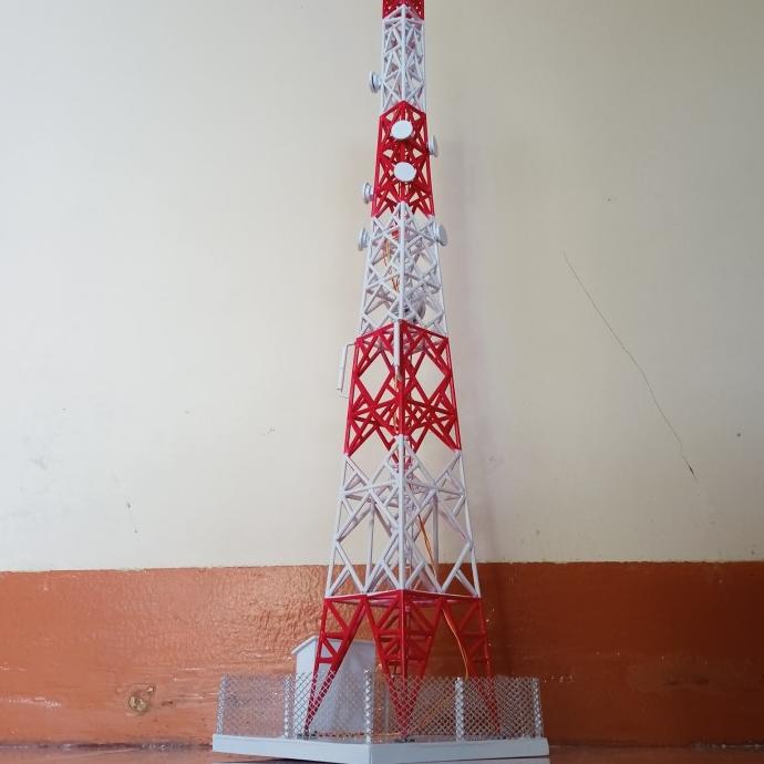 miniatur tower skala 1:87