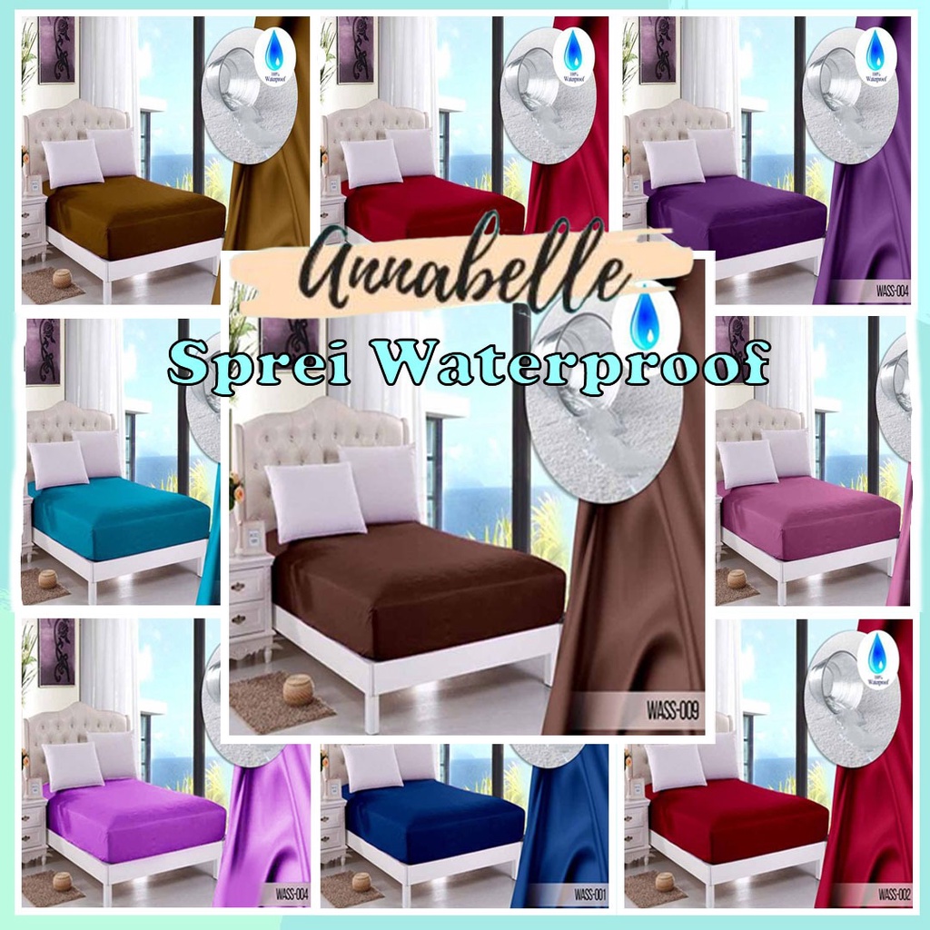 SPREI WATERPROOF SEPREI ANTI AIR OMPOL UKURAN VARIATIF-RANDOM