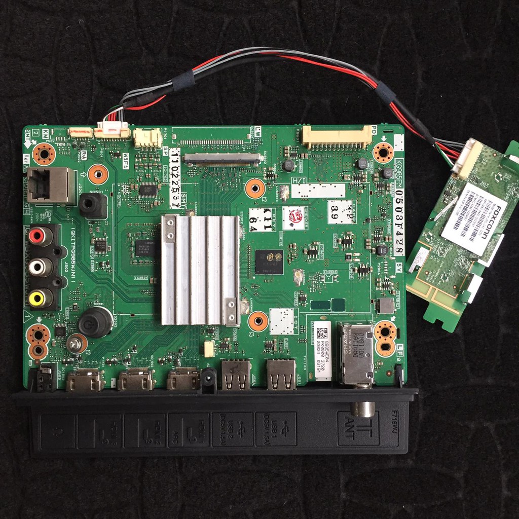 MB - MAINBOARD - MESIN TV SHARP 2TC42BG1i - 2T C 42 BG 1 i - 2T - 42