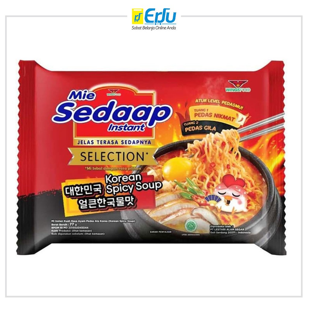 

Paket 10pcs Mie Sedaap Korean Spicy Soup