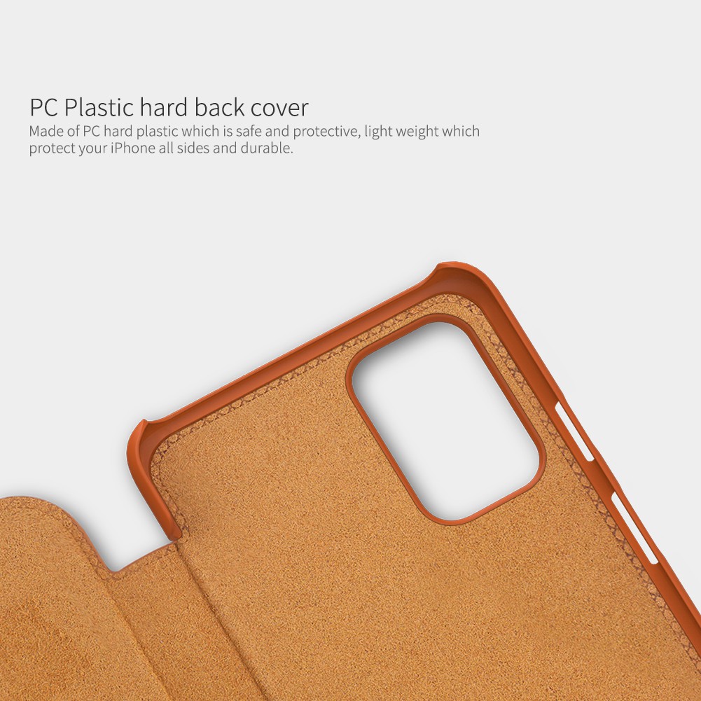 Flip Cover Oneplus 8T Nillkin Qin Leather Flip Hard Case