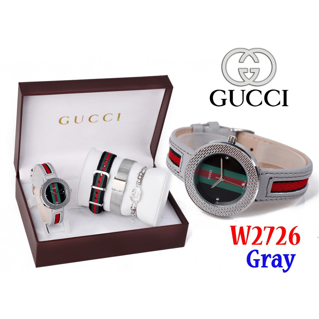 Watch Gucci Set W2726 JAM TANGAN IMPOR JAM TANGAN WANITA JAM TANGAN CEWEK JAM TANGAN BATAM