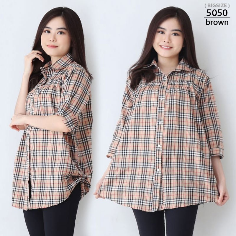 ARENA - KEMEJA JUMBO TARTAN