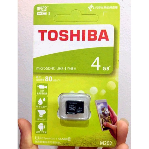 Memori Toshiba MMC 4GB Kartu Memory Micro SD MMC Card 4 GB