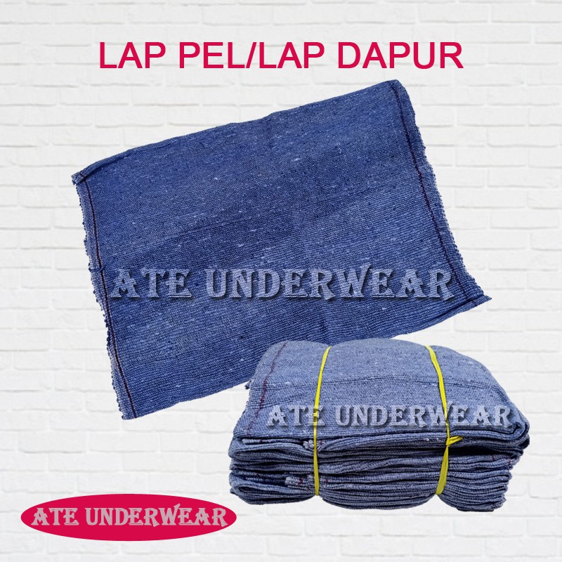 AT183-Kain Pel/Lap pel warna Biru/Lap mobil/Lap mesin