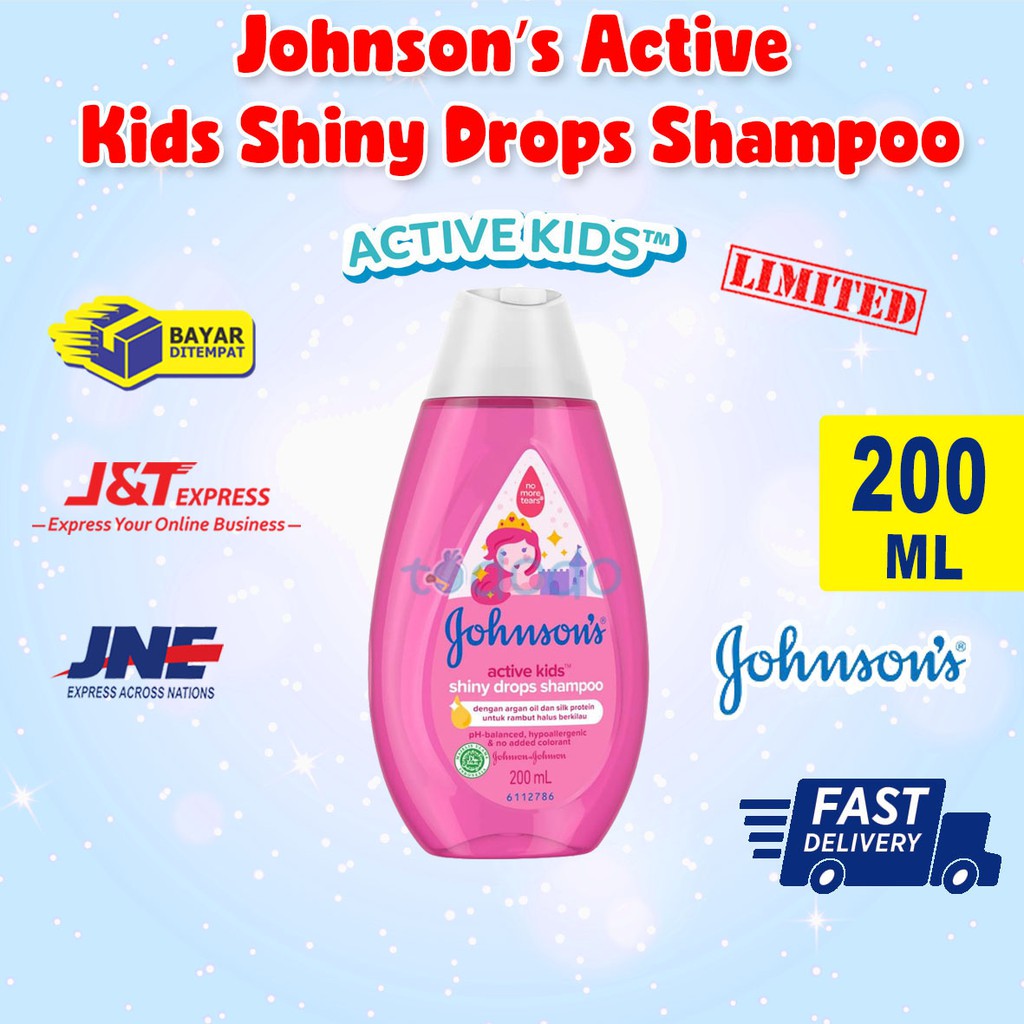 Johnson’s Active Kids Shiny Drops Shampoo 200 ml