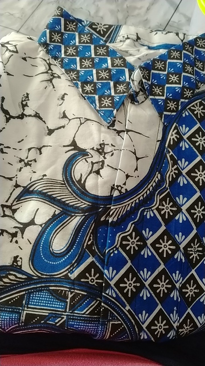 Kemeja Batik Pria Lengan Pendek Size M L Xl Xxl Bswart Batik Hrb026 Kenongo Hem Panjang Padi