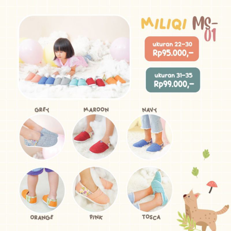 sepatu anak miliqi ms01