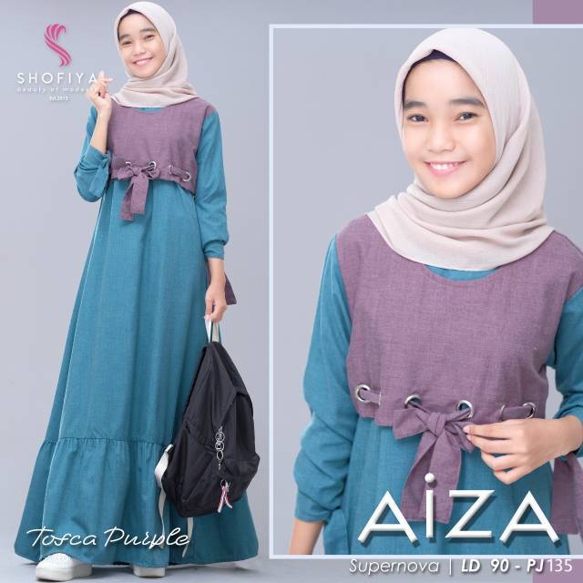 Dress Remaja Aiza Original by Shofiya