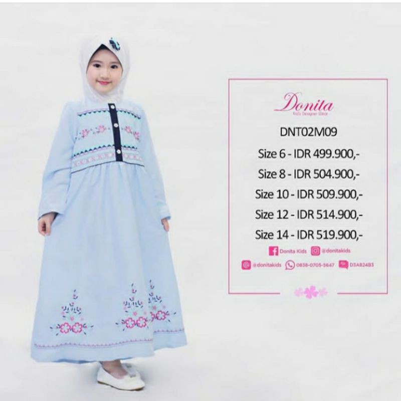 dress muslim/baju muslim JEDEA by DONITA