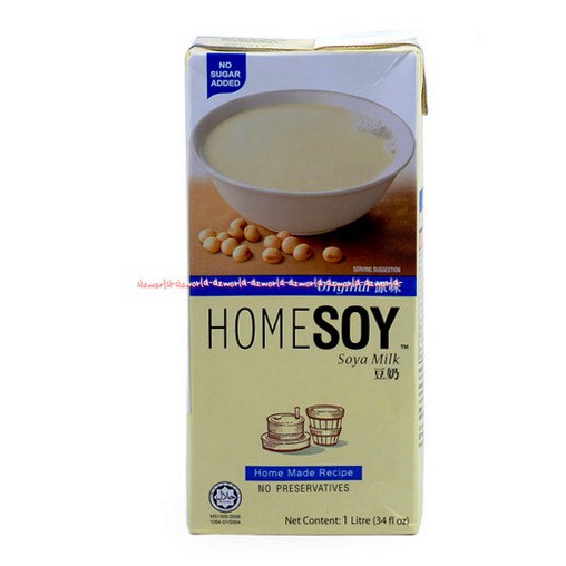 Homesoy Soya Milk Original 1L Susu Kedelai UHT Siap Minum Home Soy