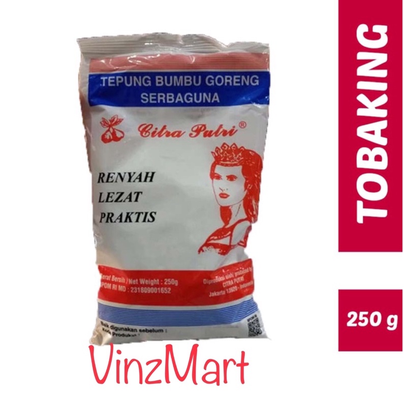 

Tepung Bumbu Citra Putri Goreng Serbaguna 250gr
